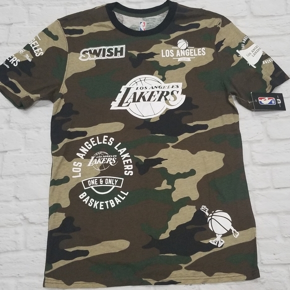 lakers camo shirt